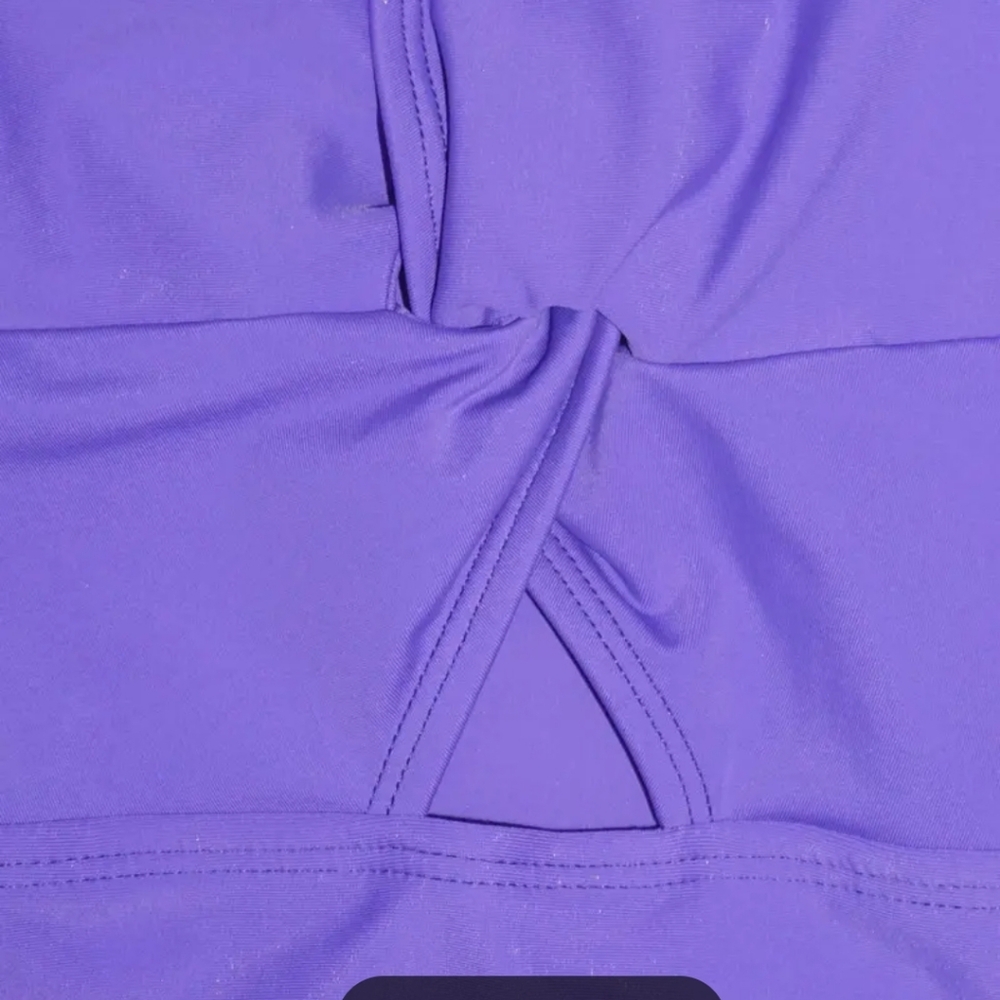 NWOT Vibrant Purple One-Shoulder Swimsuit - Picture 7 of 12